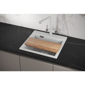 Купить Мойка кухонная Granula Estetica 5201, арктик в Москве с доставкой Мойка кухонная Granula Estetica 5201, арктик