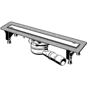 Душевой лоток Viega Advantix 90см с решеткой Advantix Visign ER10 753177