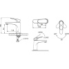 Смеситель для раковины Bravat Eler F1191238CP-RUS