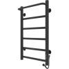 Полотенцесушитель электрический Laris Прайм ЧКЧ П6 400/600 черный, R