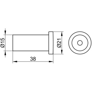 Крючок для ванной Keuco Plan 14916370000 черный