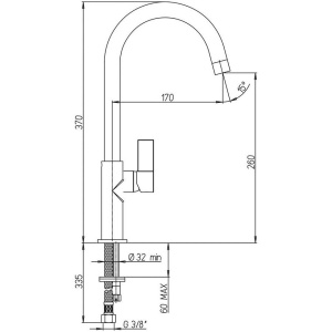 Купить Смеситель для кухни Paini Sky 78CR57244SLMKM в Москве с доставкой Смеситель для кухни Paini Sky 78CR57244SLMKM