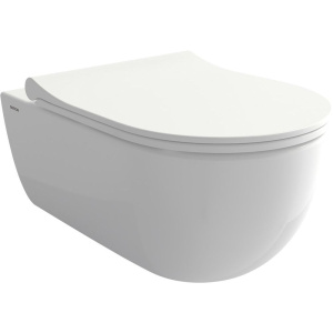 Комплект Унитаз подвесной BOCCHI V-Tondo 1416-001-0129 белый глянцевый + Крышка A0336-001 с микролифтом, глянцевая белая + Инсталляция EWRIKA ProLT 0026-2020 + Кнопка 0042 белая