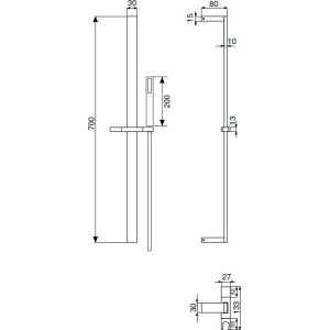 Душевой гарнитур Cezares Articoli Vari CZR-L-SD-01