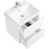 Тумба с раковиной Aquaton Сканди 55 1A2517K0SD010 белый глянец