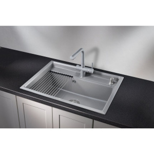 Мойка кухонная Granula Kitchen Space 7301, алюминиум