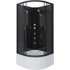 Душевая кабина Niagara Classic NG-6508-14BKG 90x90 см, без крыши, с гидромассажем