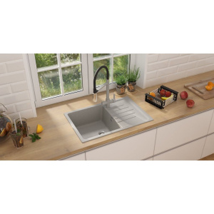 Мойка кухонная Ulgran U-400 -310 серая