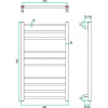 Полотенцесушитель водяной Grota Eco Classic 48х90