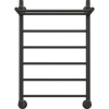 Полотенцесушитель водяной EWRIKA Сафо FP 80х50 черный, матовый