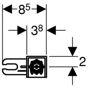 Купить Комплект крепления для инсталляций к стене Geberit Duofix 111.815.00.1 в Москве с доставкой Комплект крепления для инсталляций к стене Geberit Duofix 111.815.00.1