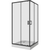 Душевой уголок Niagara Nova NG-6809-08 BLACK 100x100, квадратный, черный