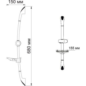 Душевая штанга Wasserkraft A006