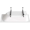 Акриловая ванна DIWO Ярославль 160x70 см, с ножками