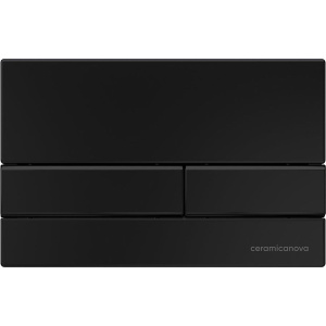 Система инсталляции для унитазов Ceramicanova Envision Flat CN1002B кнопка черная матовая