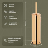 Ершик DEKOR BANYO Toilet Brushes 6001 01 02 02, золото
