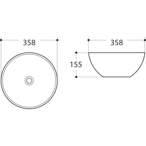 Купить Раковина Art&Max AM-107-MB матовая черная в Москве с доставкой Раковина Art&Max AM-107-MB матовая черная
