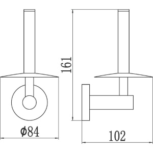 Держатель для запасных рулонов Savol 87 S-008752-1 хром