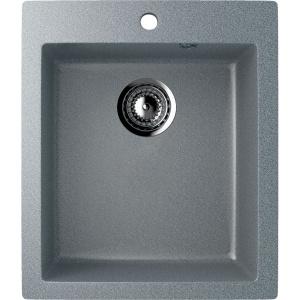 Комплект Мойка кухонная Ulgran U-404 -309 темно-серая + Смеситель MEGA Didim MG-CM107 хром