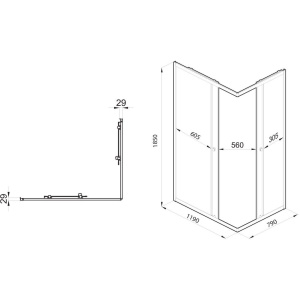 Купить Душевой уголок Triton Вента-Блэк Щ0000054478 120х80 в Москве с доставкой Душевой уголок Triton Вента-Блэк Щ0000054478 120х80
