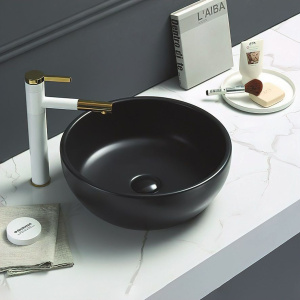 Купить Раковина Art&Max AM-109-MB матовая черная в Москве с доставкой Раковина Art&Max AM-109-MB матовая черная