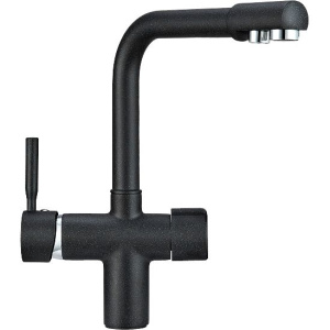 Купить Комплект Мойка кухонная Granula 7805, черный + Смеситель 2088, черный в Москве с доставкой Комплект Мойка кухонная Granula 7805, черный + Смеситель 2088, черный