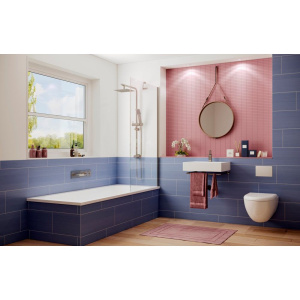 Шторка на ванну Ambassador Bath Screens 16041103 80х140, профиль хром