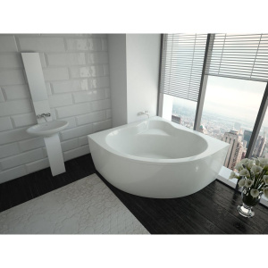 Акриловая ванна Акватек Ума UMA145-0000001 145x145 см, угловая, с каркасом, четверть круга