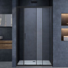 Душевая дверь в нишу Vincea Alpha VDS-3AL120CLB 120 см, стекло прозрачное, черный