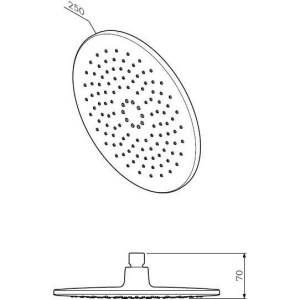Верхний душ AM.PM Like F0580000
