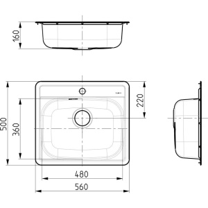 Мойка кухонная Alveus More 10
