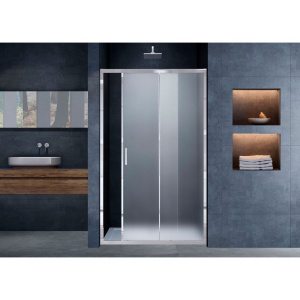 Душевая дверь в нишу Vincea Alpha VDS-3AL150MT 150 см, стекло текстурное, хром