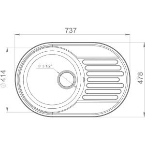Купить Мойка кухонная GranFest Quarz Z18 черный в Москве с доставкой Мойка кухонная GranFest Quarz Z18 черный