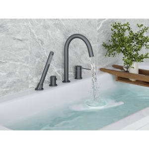 Купить Смеситель на борт ванны Timo Saona 2320/18Y черное золото в Москве с доставкой Смеситель на борт ванны Timo Saona 2320/18Y черное золото