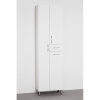Шкаф-пенал Style Line Эко Стандарт 54 с бельевой корзиной, белый