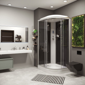 Купить Душевая кабина Niagara Classic NG-3512-14LP 120х80 см, с пультом управления и FM-радио в Москве с доставкой Душевая кабина Niagara Classic NG-3512-14LP 120х80 см, с пультом управления и FM-радио