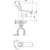 Смеситель для раковины D&K Baciano DA1032141