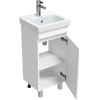 Тумба с раковиной Onika Милтон Квадро 40 напольная, белая