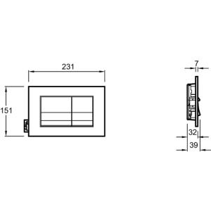 Купить Кнопка смыва Jacob Delafon E20858-BGG золото в Москве с доставкой Кнопка смыва Jacob Delafon E20858-BGG золото