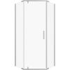 Душевой уголок DIWO Казань 90х90 профиль хром глянцевый