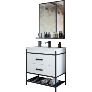 Купить Мебель для ванной Sanflor Норд 80 с раковиной Como 80 в Москве с доставкой Мебель для ванной Sanflor Норд 80 с раковиной Como 80