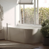 Акриловая ванна Sancos Veneto FB11 L 170x80 см, угловая, с каркасом, со сливом-переливом, асимметричная