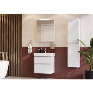 Зеркало-шкаф Roca Oleta Oleta 60 L, белое матовое