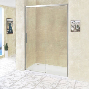 Душевая дверь в нишу RGW Leipzig Le-12 (137-141) x195 профиль хром, стекло прозрачное