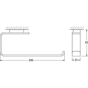 Полотенцедержатель Artwelle Regen 8313