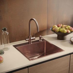 Купить Дозатор для кухонной мойки Domaci Равенна 401 медь в Москве с доставкой Дозатор для кухонной мойки Domaci Равенна 401 медь