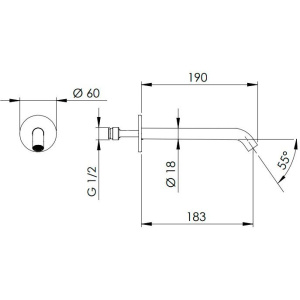Купить Излив Remer 91XL для ванны в Москве с доставкой Излив Remer 91XL для ванны