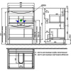 Тумба с раковиной IDDIS Cloud 60