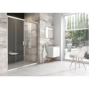 Душевая дверь в нишу Ravak Blix BLDP4-170 Transparent, профиль хром