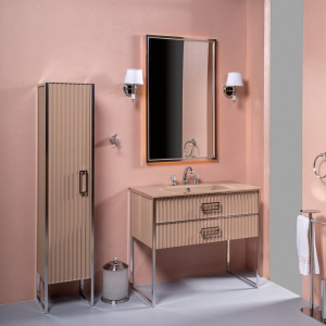 Зеркало Armadi Art Monaco 70 капучино, хром, с подсветкой